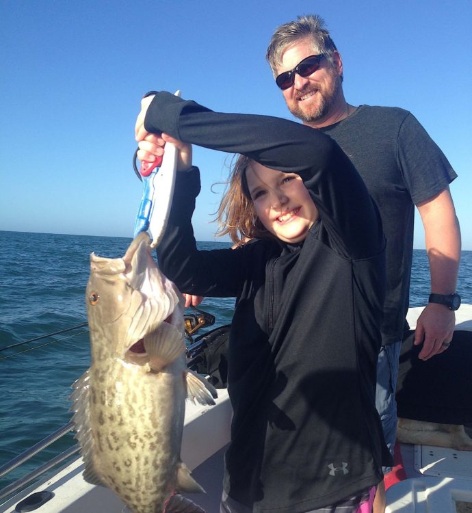 Grouper, Sanibel Fishing & Captiva Fishing, Sanibel Island, Tuesday December 27, 2016.