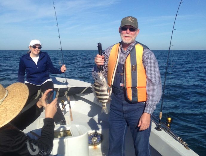 Sheepshead, Sanibel Fishing & Captiva Fishing, Sanibel Island, Thursday, January 19, 2017.