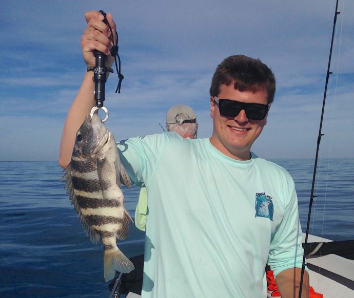 Sheepshead, Sanibel Fishing & Captiva Fishing, Sanibel Island, Monday, January 23, 2017.