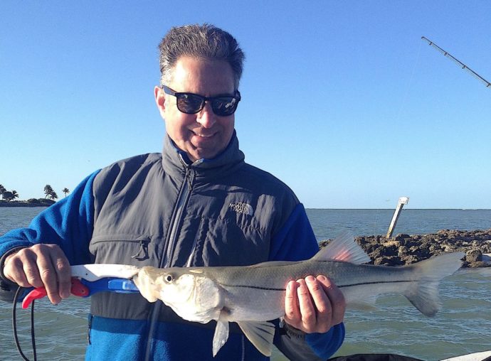 Snook, Sanibel Fishing & Captiva Fishing, Sanibel Island, Friday, January 13, 2017.