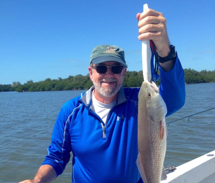 Redfish, Sanibel Fishing & Captiva Fishing, Sanibel Island, Friday, February 24, 2017.