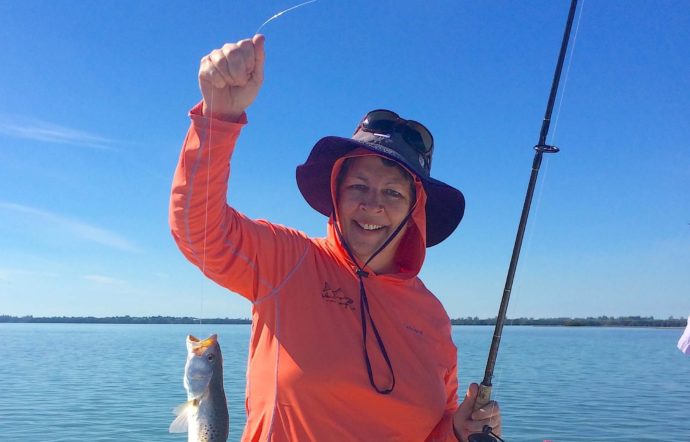 Sea Trout, Sanibel Fishing & Captiva Fishing, Sanibel Island, Tuesday, February 21, 2017.