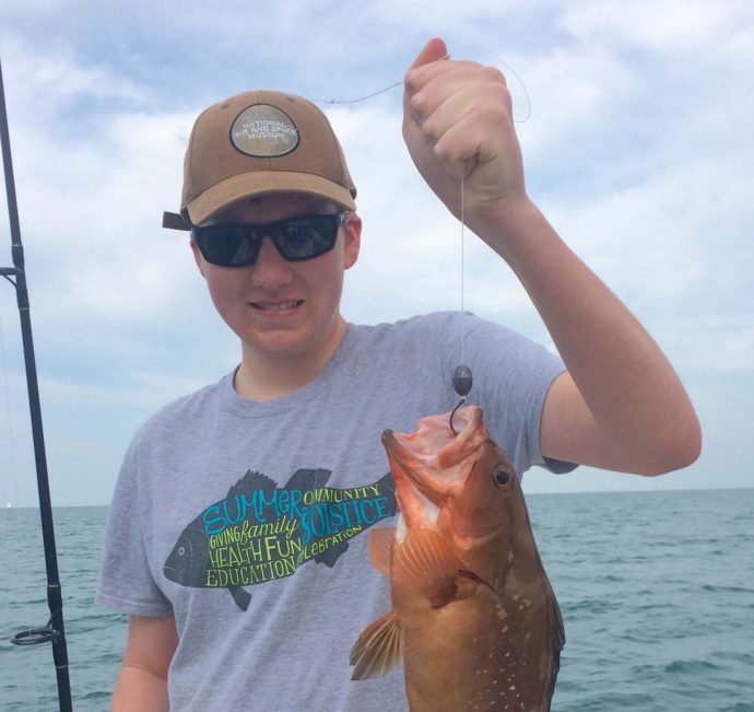 Strawberry Grouper, Sanibel Fishing & Captiva Fishing, Sanibel Island, Thursday, February 23, 2017.