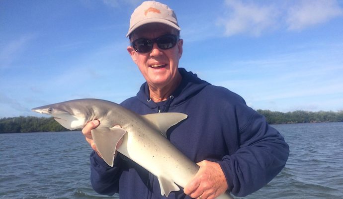 Bonnethead Shark, Catch & Release, Sanibel Fishing & Captiva Fishing, Sanibel Island, Friday, March 17, 2017.