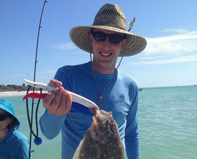 Flounder, Sanibel Fishing & Captiva Fishing, Sanibel Island, Sunday, March 12, 2017.