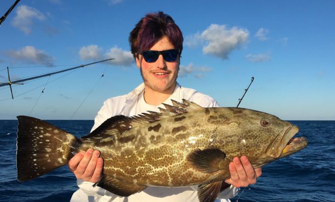 Grouper, Catch & Release, Sanibel Fishing & Captiva Fishing, Sanibel Island, Sunday, March 19, 2017.