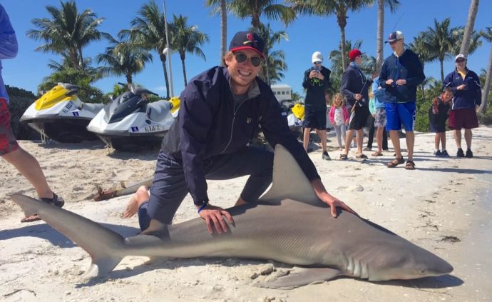 Sandbar Shark, Sanibel Fishing & Captiva Fishing, Sanibel Island, Wednesday, March 22, 2017.