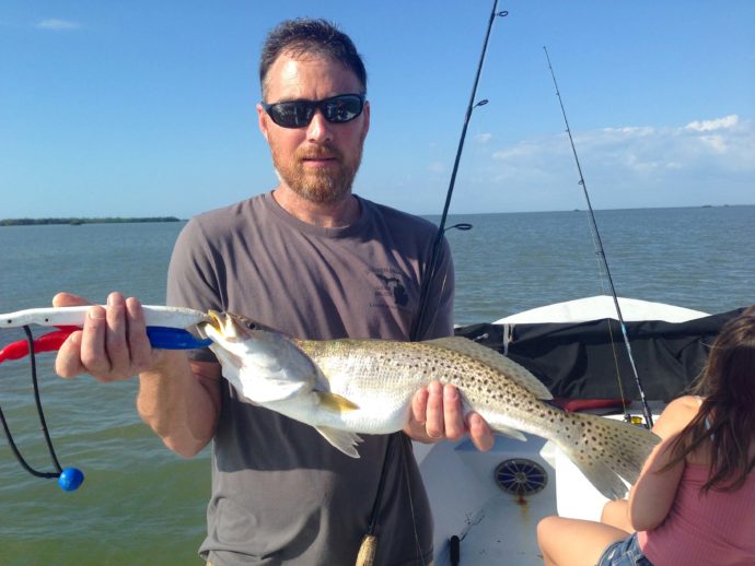 Sea Trout, Sanibel Fishing & Captiva Fishing, Sanibel Island, Sunday, March 5, 2017.