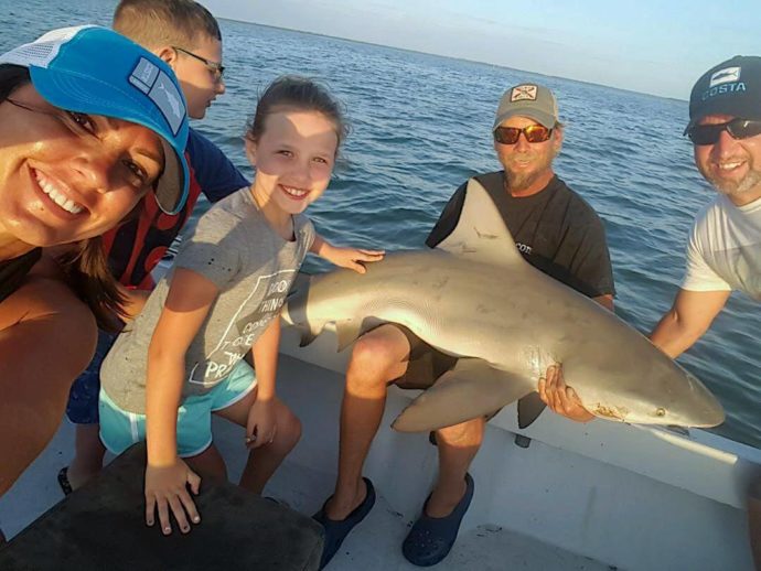 Small Bull Shark, Catch & Release, Sanibel Fishing & Captiva Fishing, Sanibel Island, Thursday, March 30, 2017.