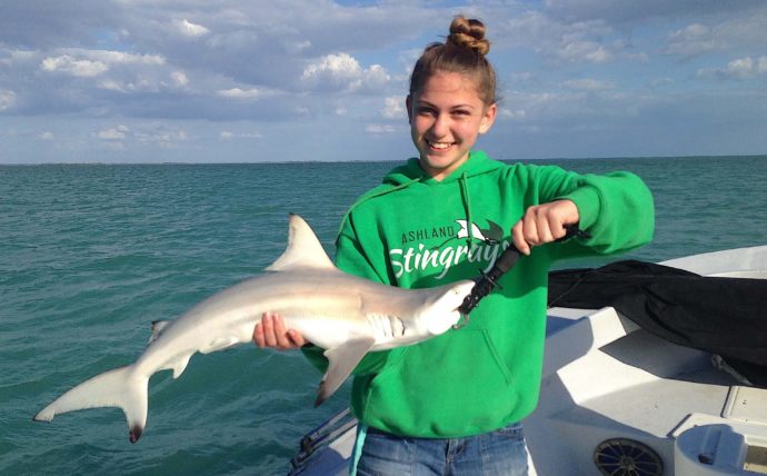 Blacktip Shark, Catch & Release, Captain Joey Burnsed, Sanibel Fishing & Captiva Fishing, Sanibel Island, Tuesday, April 25, 2017.