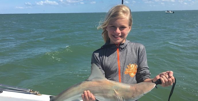 Blacktip Shark, Catch & Release, Sanibel Fishing & Captiva Fishing, Sanibel Island, Sunday, April 2, 2017.