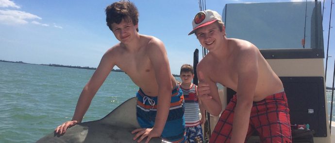 Bull Shark, Sanibel Fishing & Captiva Fishing, Sanibel Island, Saturday, April 15, 2017.