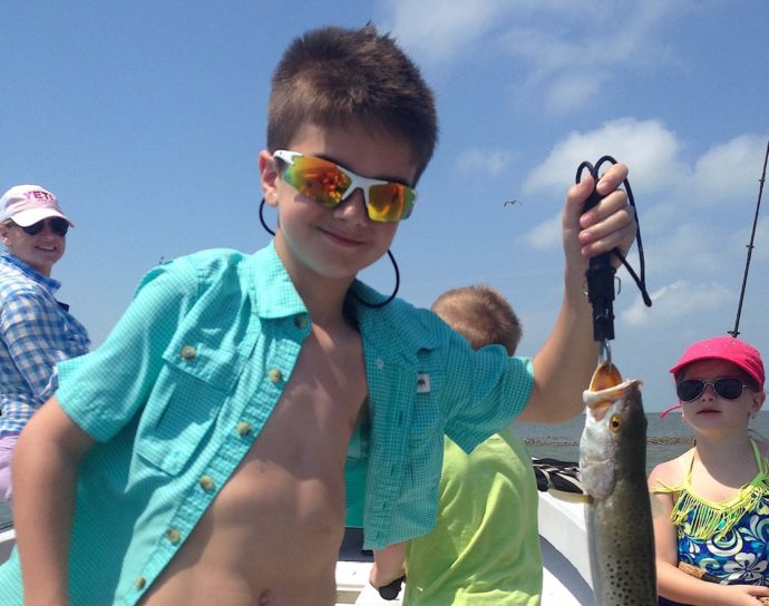 Sea Trout, Family Fishing, Sanibel Fishing & Captiva Fishing, Sanibel Island, Thursday, April 6, 2017