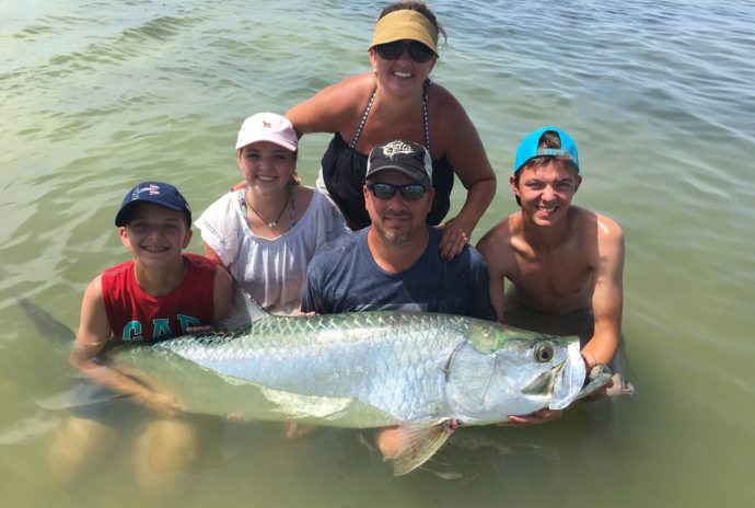Tarpon, Catch & Release, Sanibel Fishing & Captiva Fishing, Sanibel Island, Tuesday, May 30, 2017.