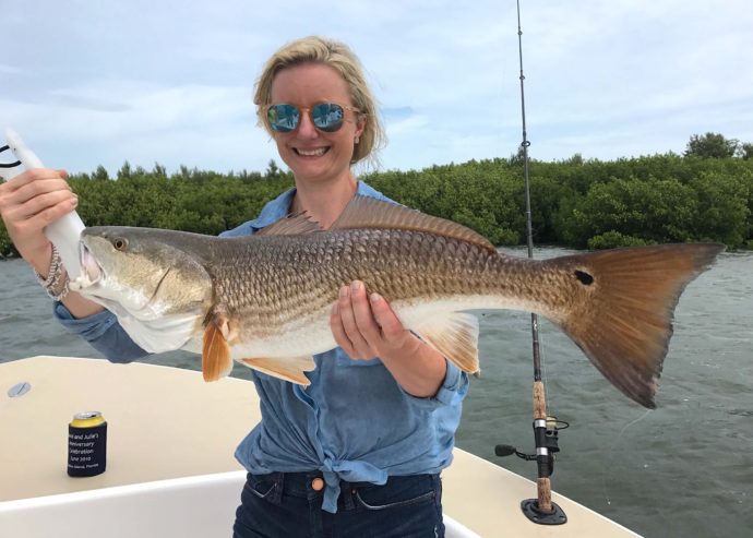 Redfish, Sanibel Fishing & Captiva Fishing, Sanibel Island, Saturday, November 4, 2017, [File Photo = Wednesday, June 21, 2017].