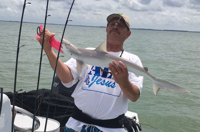 Atlantic Sharpnose Shark, Catch & Release, Sanibel Fishing & Captiva Fishing, Sanibel Island, Tuesday, June 13, 2017.