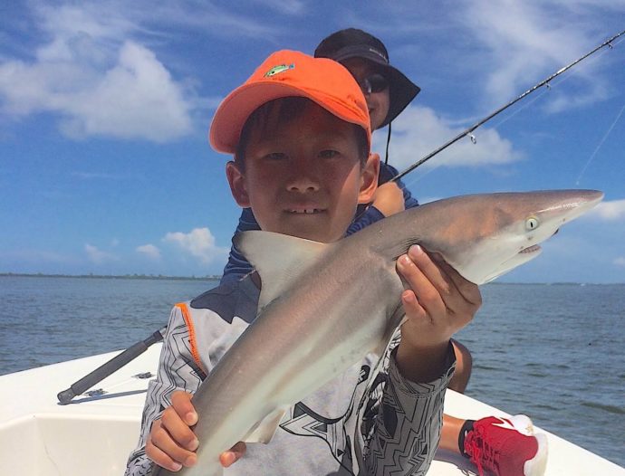 Blacktip Shark Fishing, Catch & Release, Sanibel Fishing & Captiva Fishing, Sanibel Island, Monday, July 3, 2017.