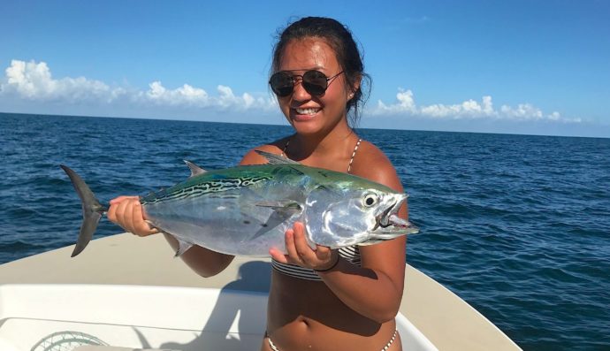 False Albacore Tuna Fishing, Catch & Release, Sanibel Fishing & Captiva Fishing, Sanibel Island, Thursday, October 19, 2017, [File Photo: Thursday, July 6, 2017].