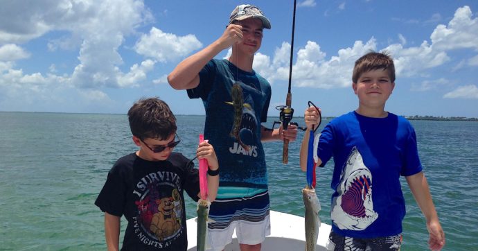SeaTrout, Grouper, Ladyfish, Sanibel Fishing & Captiva Fishing, Sanibel Island, Saturday, July 15, 2017.