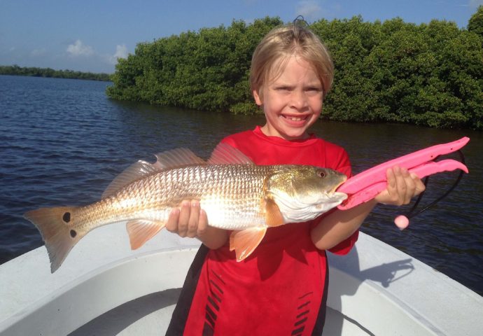 Redfish, Catch & Release, Sanibel Fishing & Captiva Fishing, Sanibel Island, Sunday, August 6, 2017.