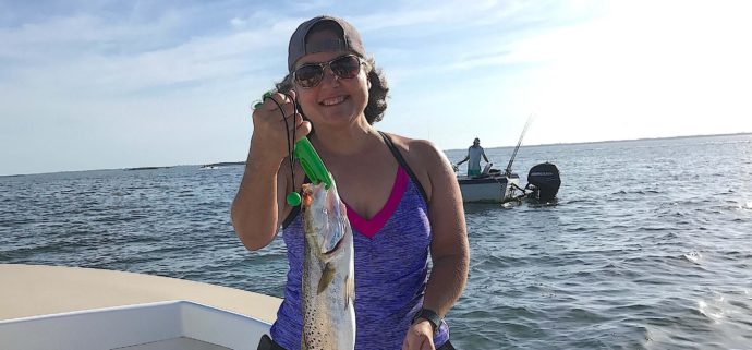 Spotted SeaTrout, Catch & Release, Sanibel Fishing & Captiva Fishing, Sanibel Island, Tuesday, August 1, 2017.
