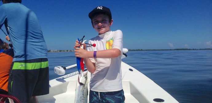 Spanish Mackerel Fishing, Catch & Release, Sanibel Fishing & Captiva Fishing, Sanibel Island, Sunday, August 20, 2017.
