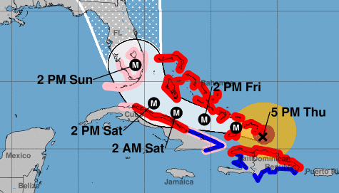 Tracking Irma. Hurricane Irma Trajectory Has Shifted West A Bit, Live Web Cams, Sanibel Fishing & Captiva Fishing Reports, Thursday, September 7.