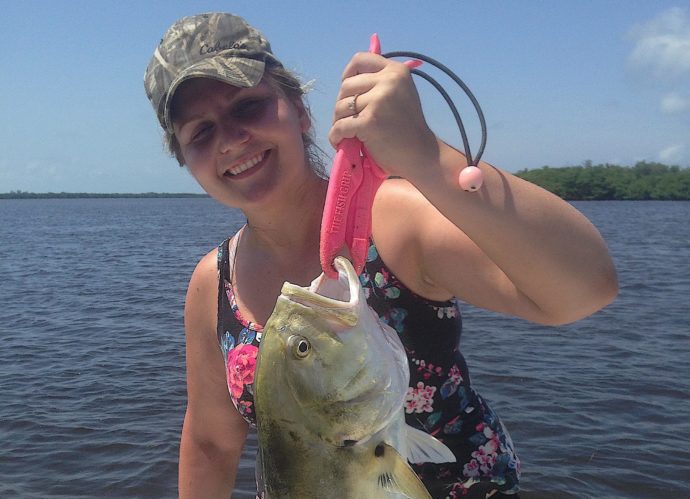 Jack Crevalles Are Running Inshore, Sanibel Fishing & Captiva Fishing, Sanibel Island, Friday, September 1, 2017.