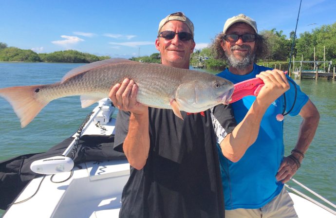 Hurricane Irma, Redfish In Morning & Then Pulling Boat Out, Sanibel Fishing & Captiva Fishing, Sanibel Island, Friday, September 8, 2017.