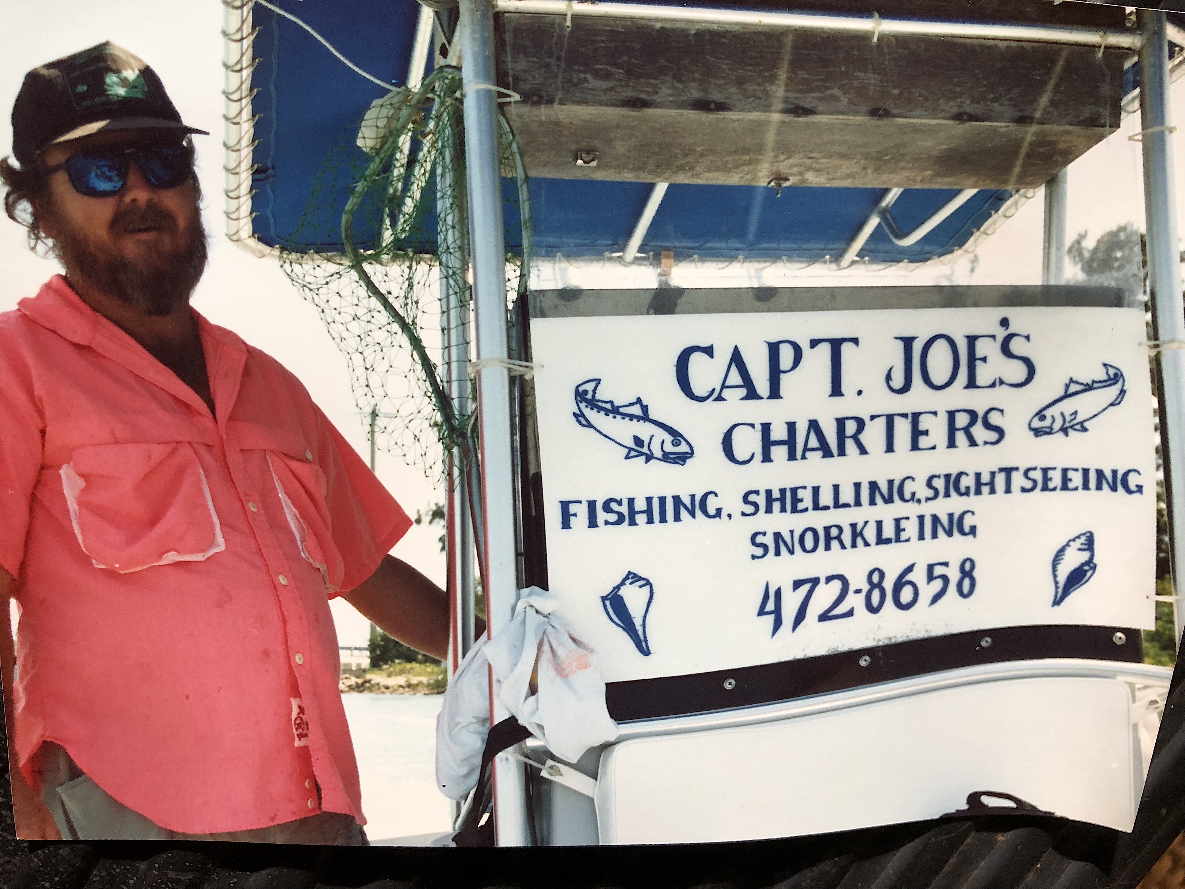 Captain Joe Burnsed, Fishing Guide, Sanibel Fishing History.