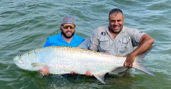 Tarpon, Sanibel Island Fishing, Catch & Release, Captiva Island, Thursday, April 1, 2021.