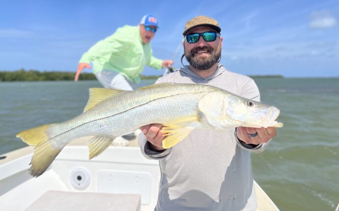 Snook, Sanibel Island Fishing, Catch & Release, Captiva Island, April 2, 2022.
