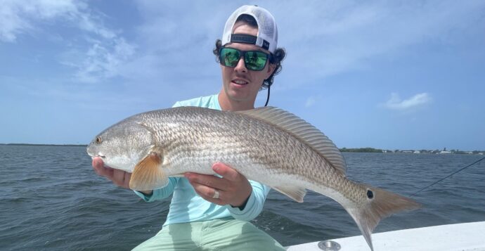 Redfish, Sanibel Island Fishing, Catch & Release, Captiva Island, June 14, 2022.