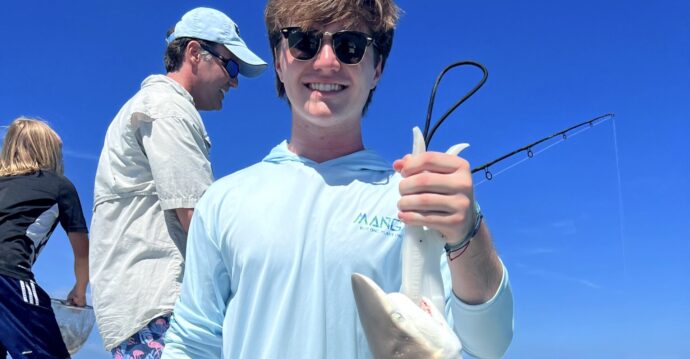 Blacktip Shark, Sanibel Island Fishing, Catch & Release, Captiva Island, September 3, 2022.