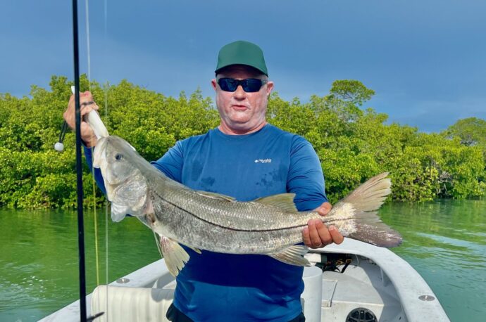 Snook, Sanibel Island Fishing, Catch & Release, Captiva Island, September 7, 2022.