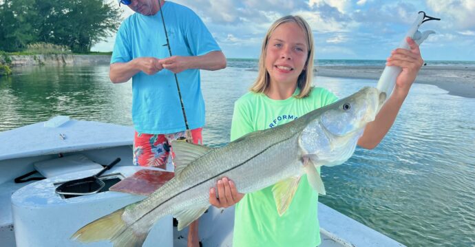 Snook, Sanibel Island Fishing, Catch & Release, Captiva Island, September 4, 2022.
